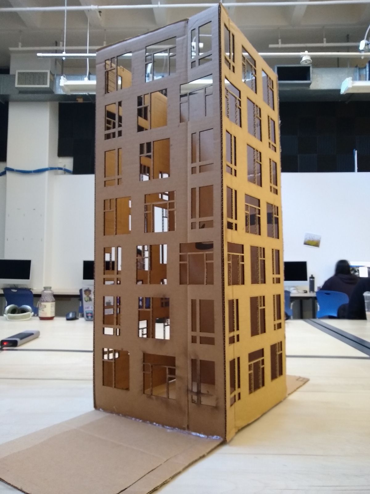 Sculpture of Cardboard Apartment